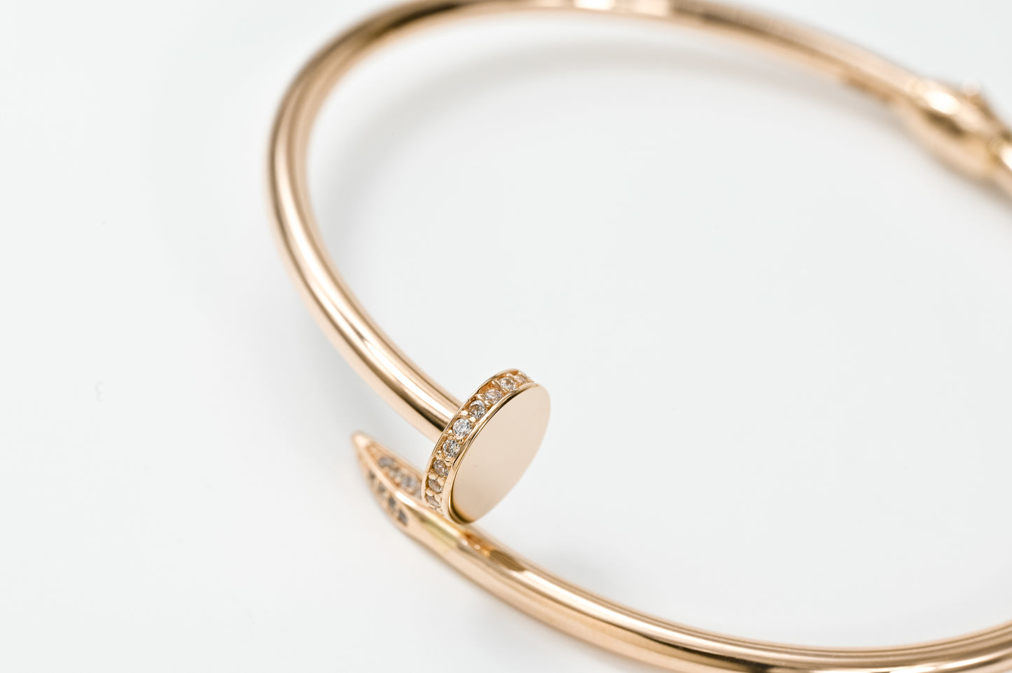 Bracelet Nail with Zirconia stones