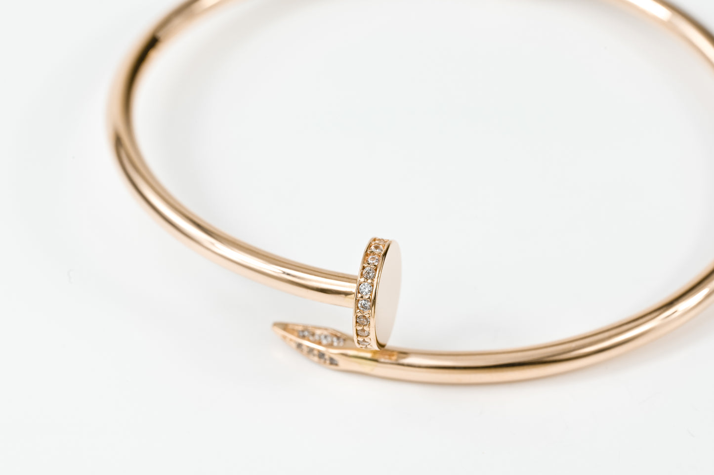 Bracelet Nail with Zirconia stones