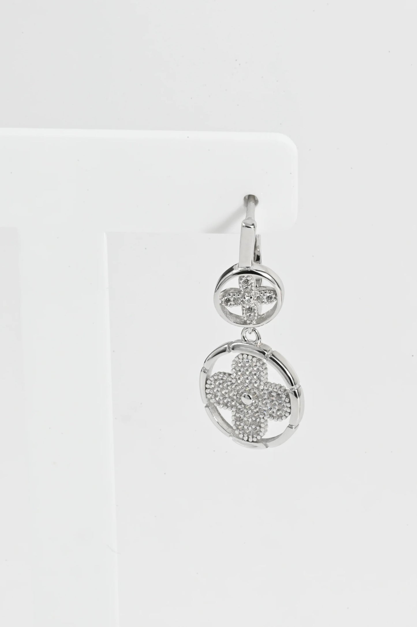 Silver Set Flowers (Earrings,Ring)