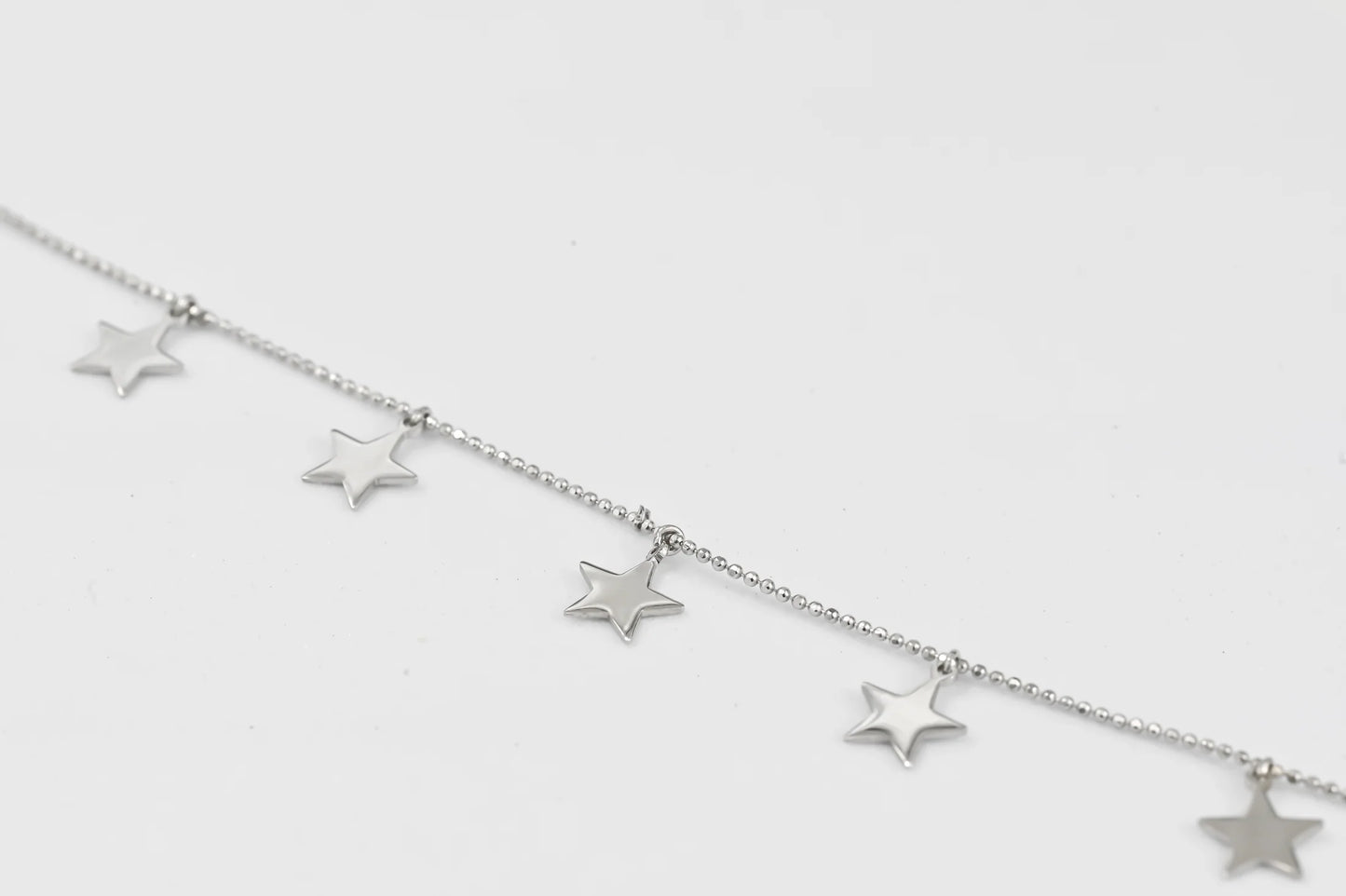 Silver Starry Sky Silver Necklace