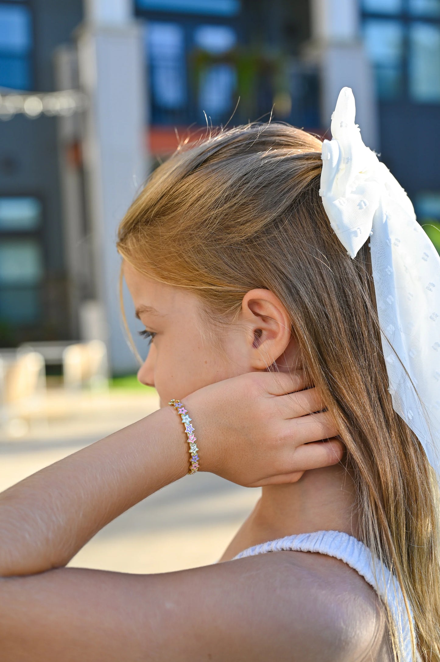 Kids Bracelet Stars Gold Plated