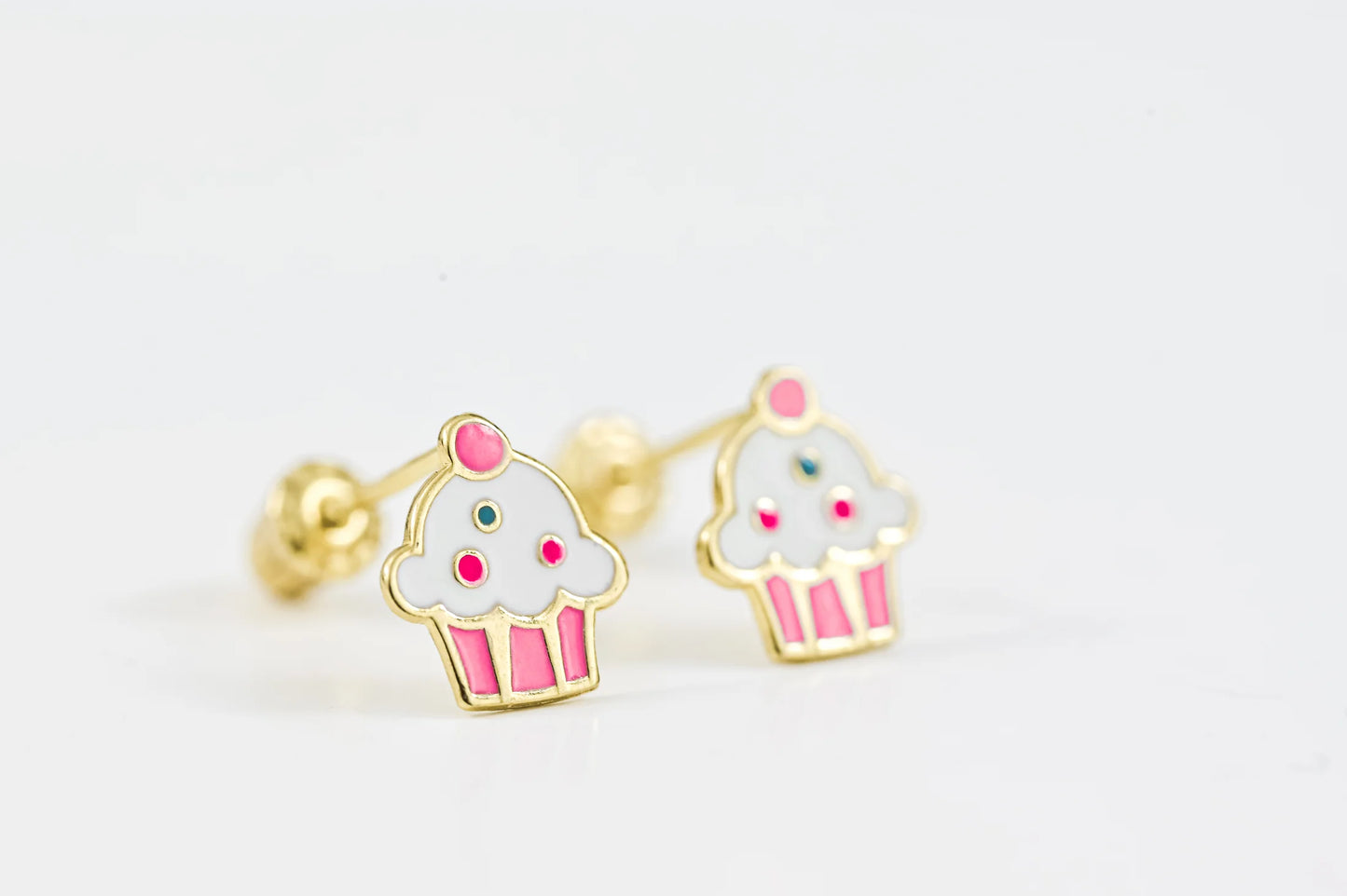 Kids Earrings Sweet Cupcake
