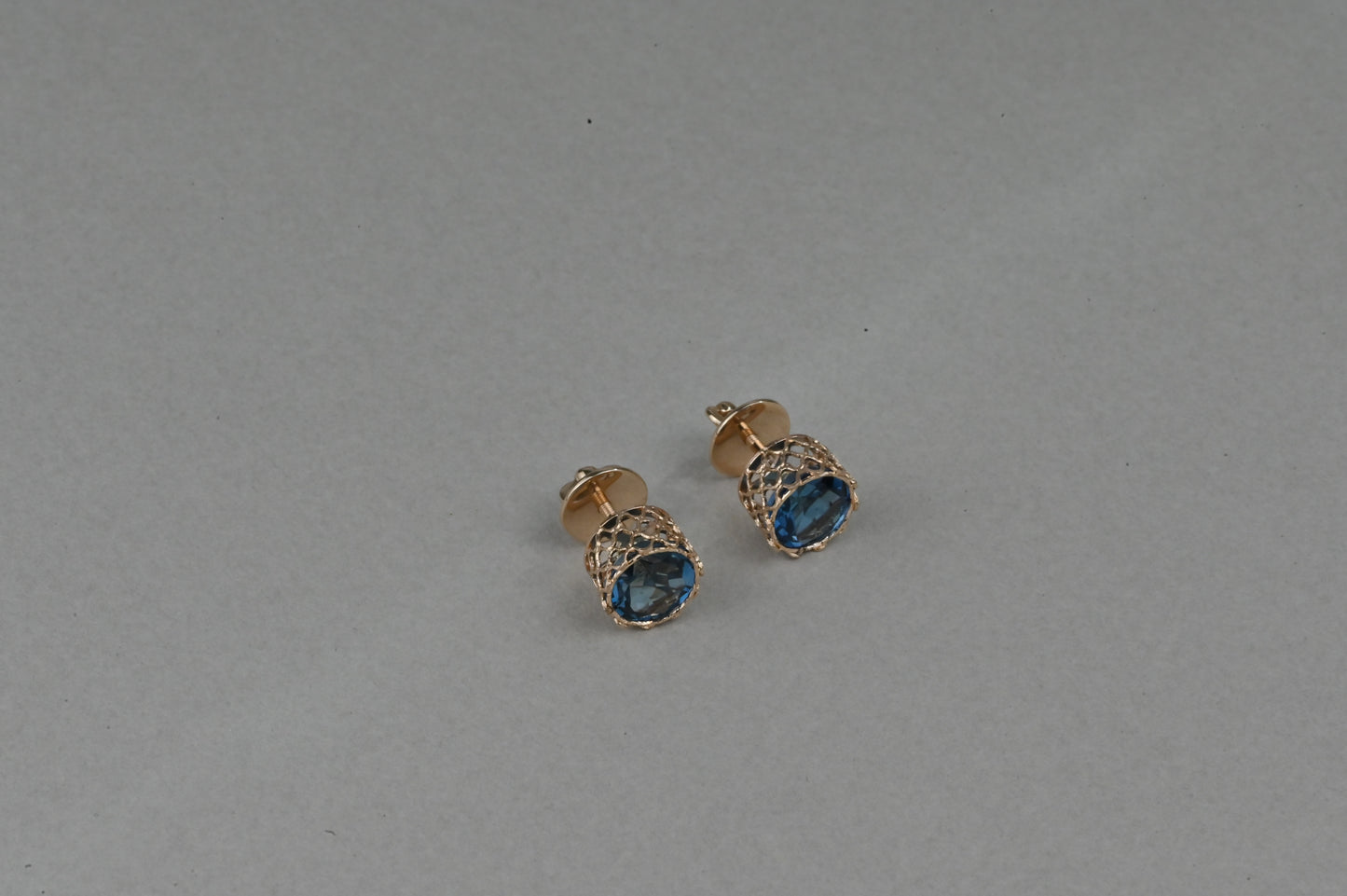London Topaz Stud Earrings