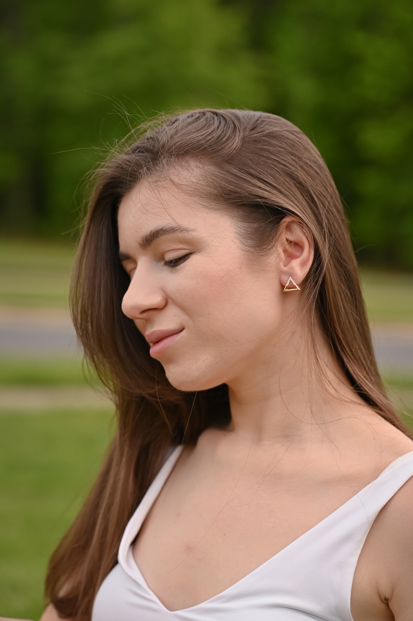 Earrings Triangle