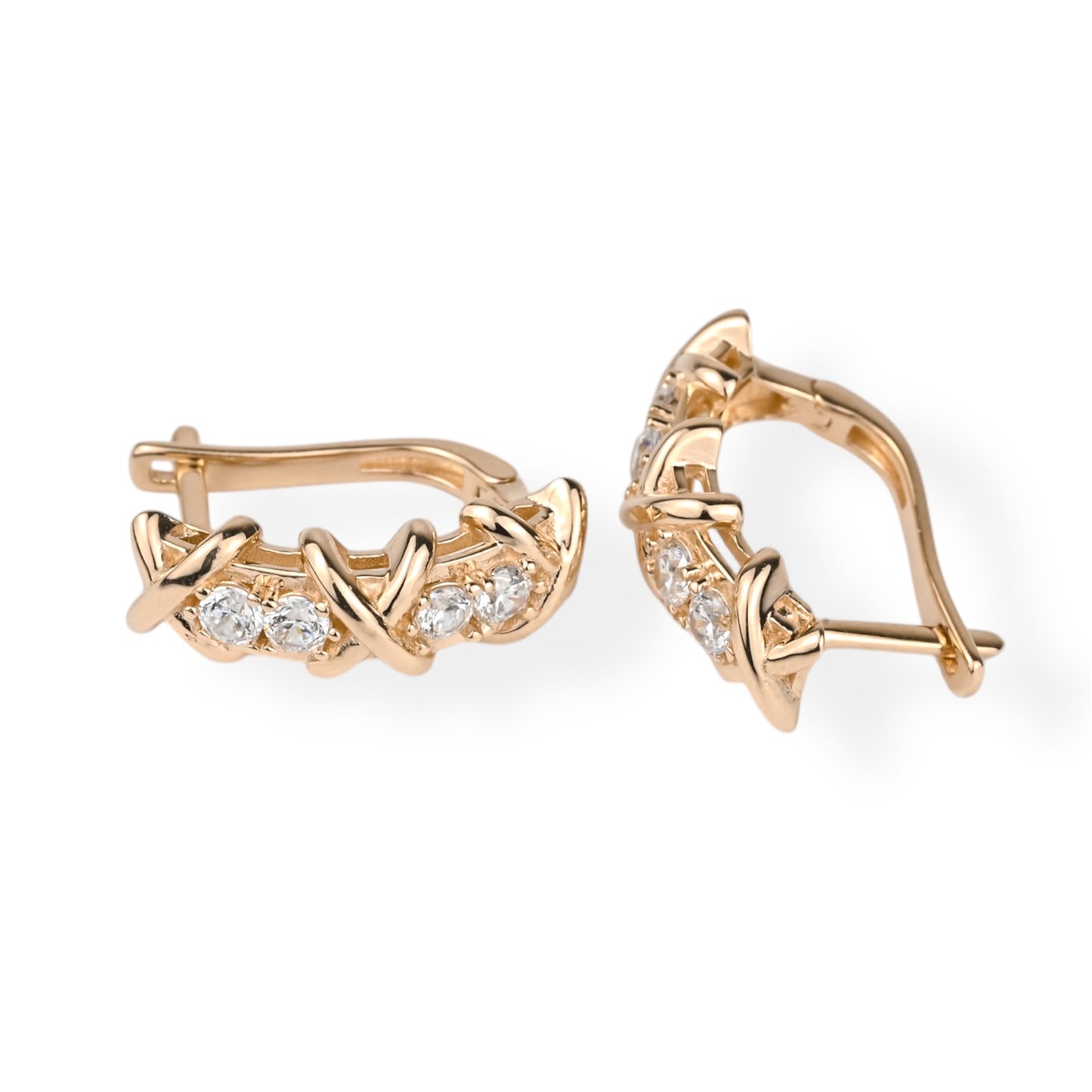Earrings with Zirconia stones