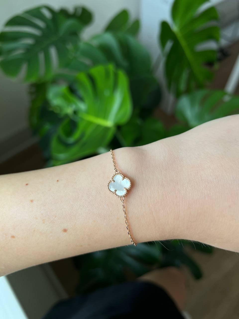 Bracelet Mother of Pearl Clover