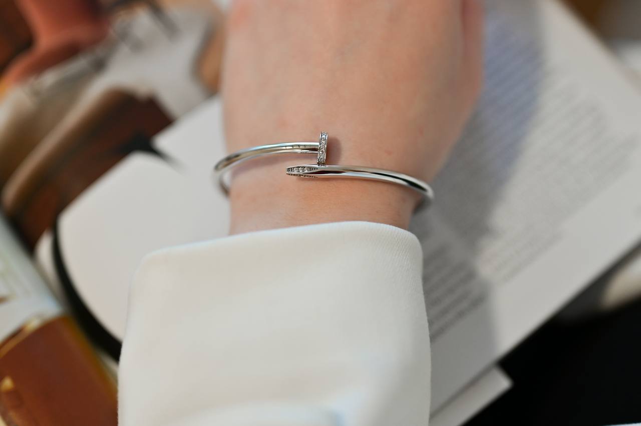 Bracelet Nail White Gold
