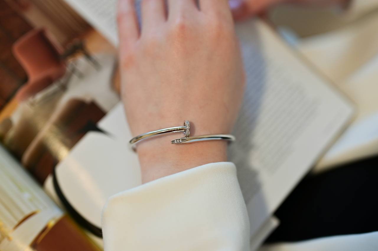 Bracelet Nail White Gold