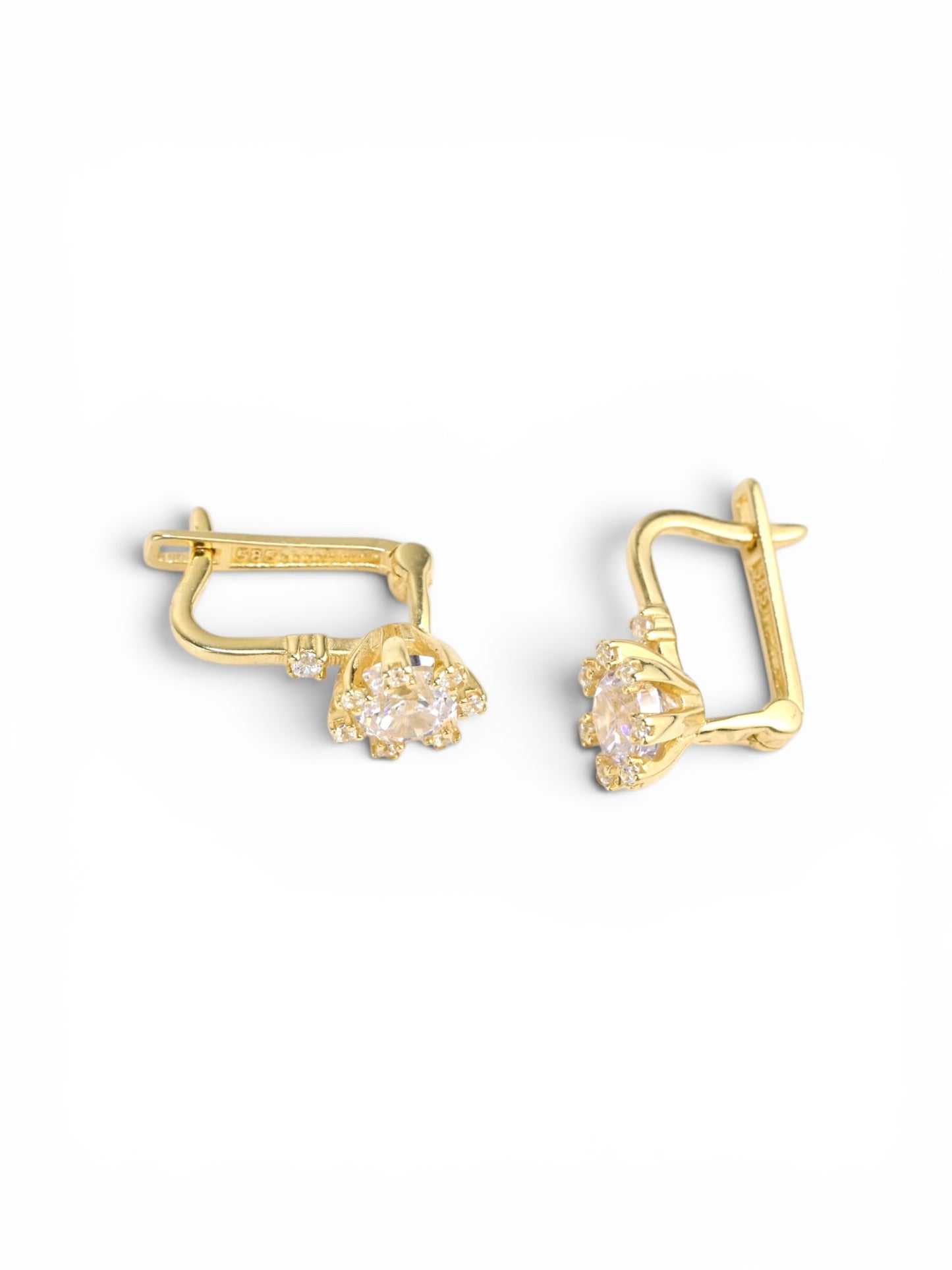 Bright Earrings Yellow Gold