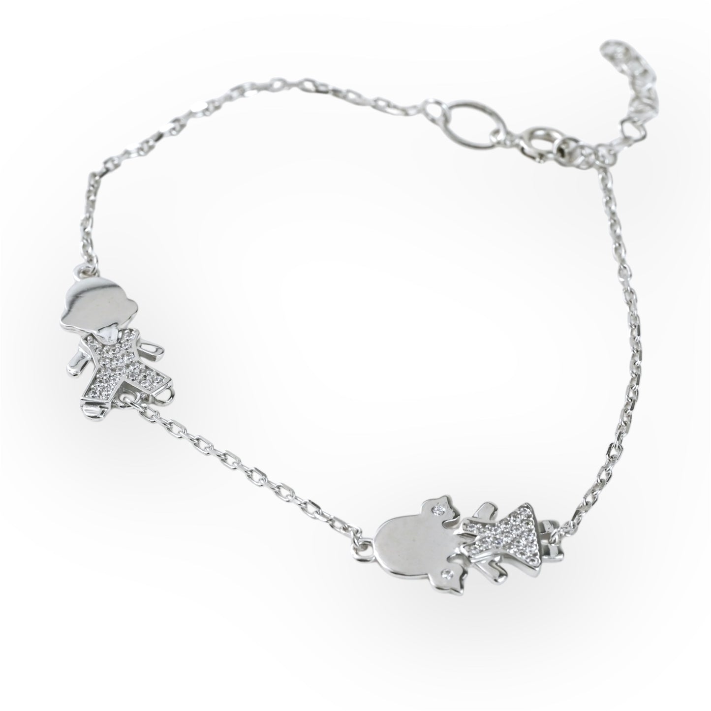 Bracelet White Gold Boy&Girl