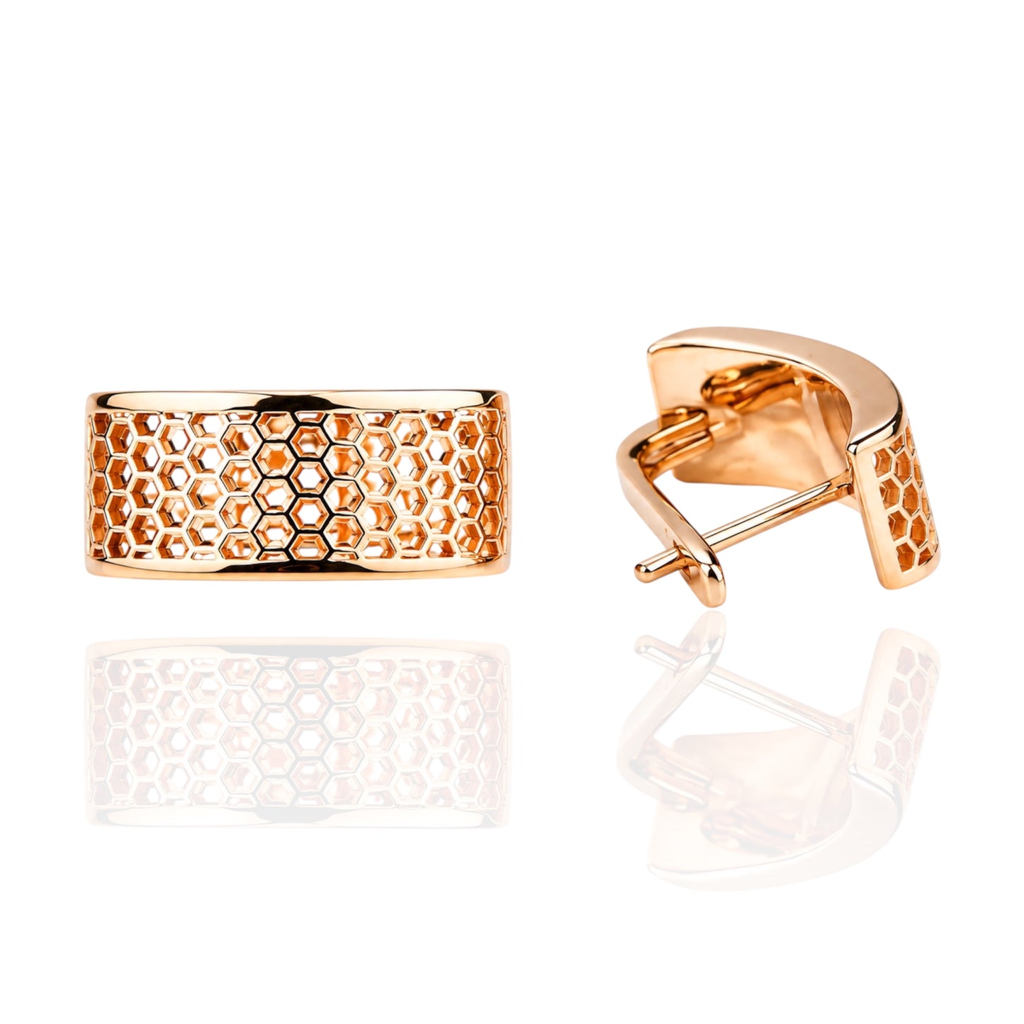 Honey Earrings Rose Gold 585(14K)