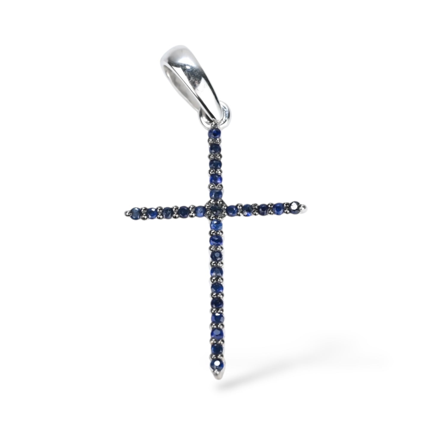 Saphire Pendant Cross