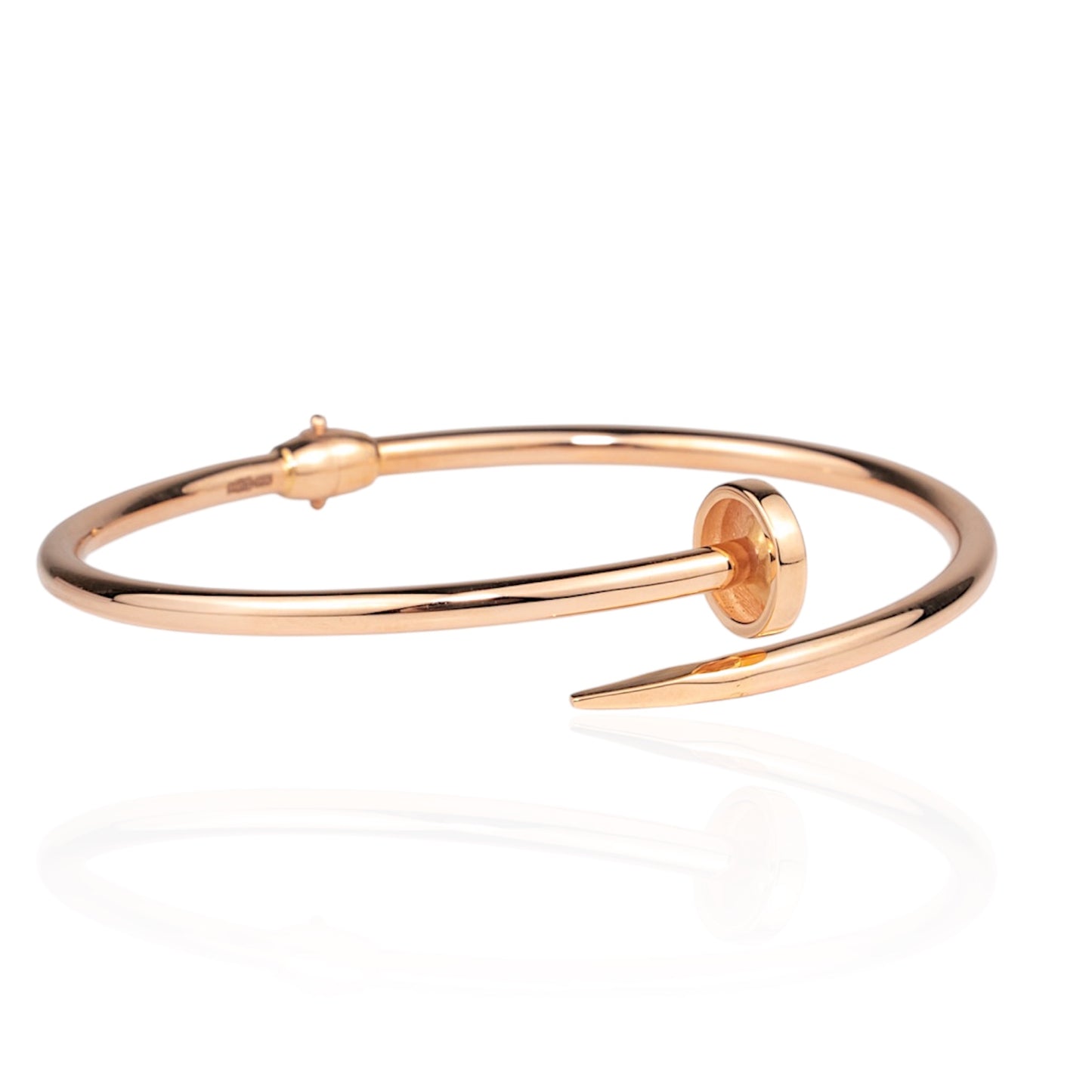 Rose Gold Bracelet Nail
