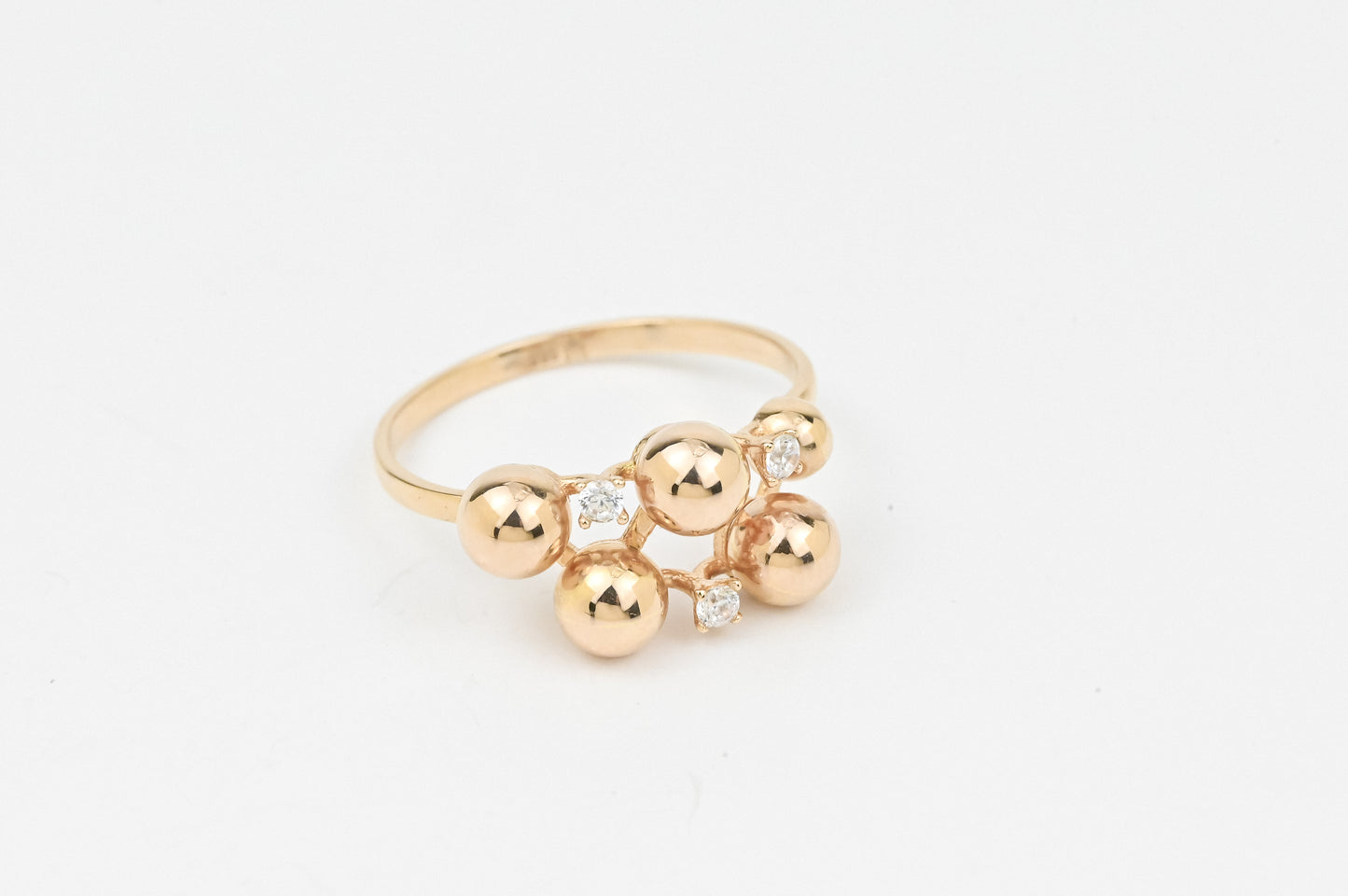 Bubble Ring Gold