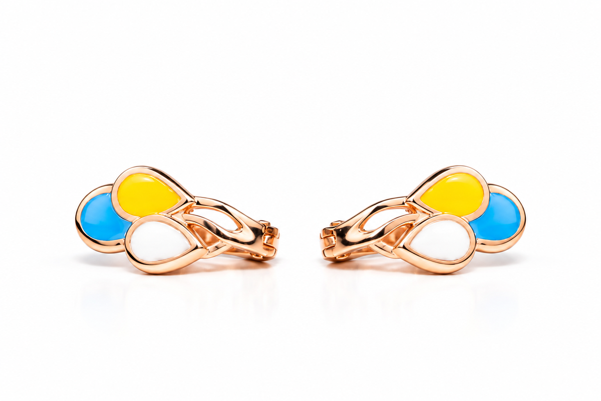 Kids Earrings Rose Gold 585(14K)