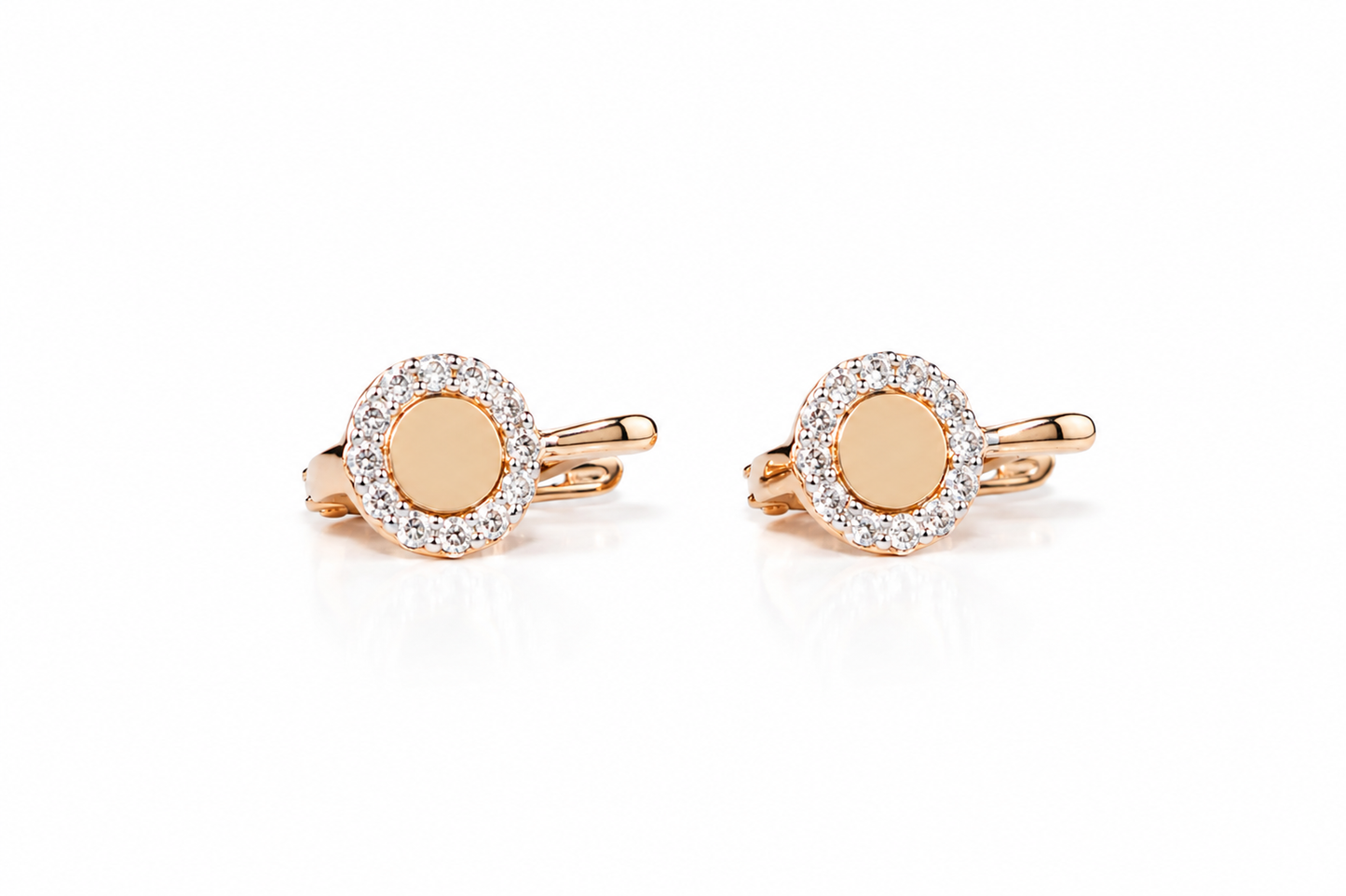 Kids Earrings Rose Gold 585(14K)