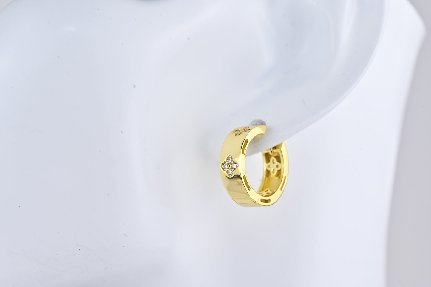 Silver 925 Gold Plated Jewelry Set