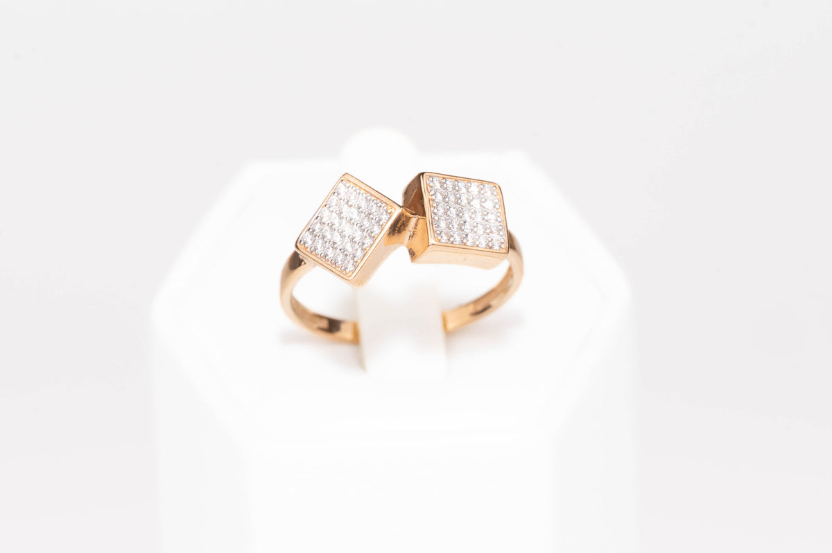 Rose Gold Ring Squares