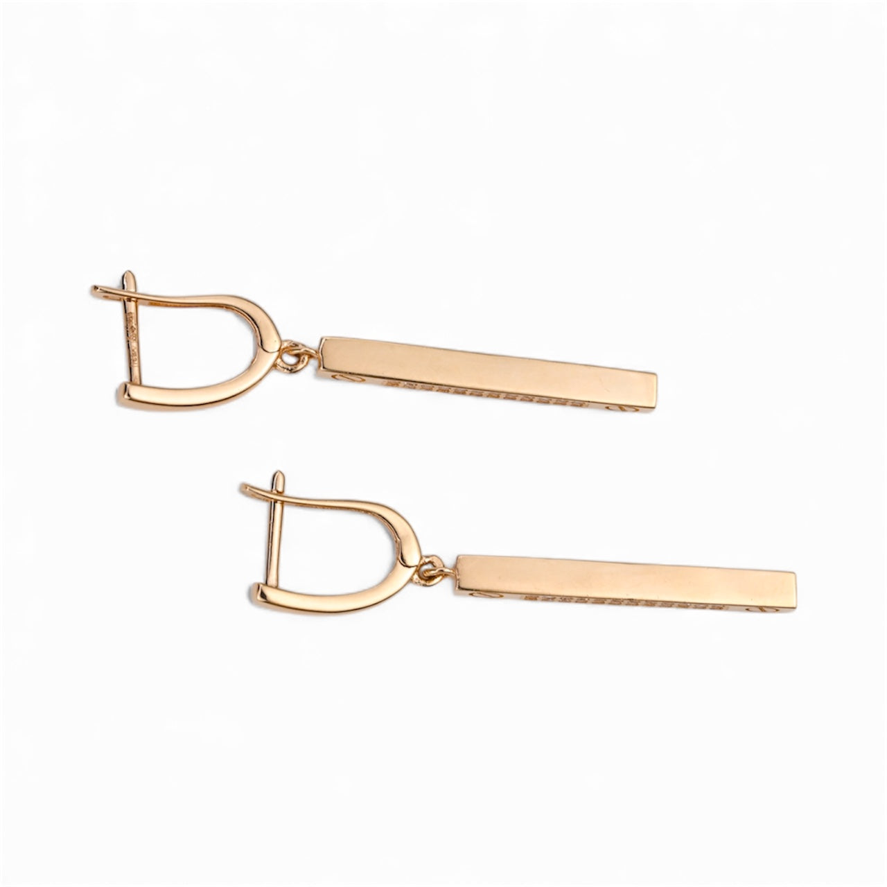 Dangle Earrings with Zirconia stones