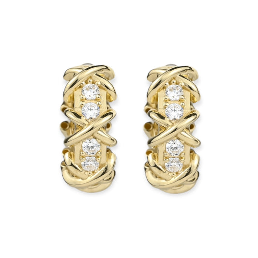 Yellow Gold Hoop Earrings