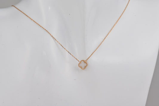 Necklace Small White Clover