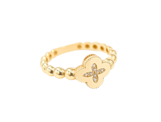 Ring Flower (Yellow/White Gold)