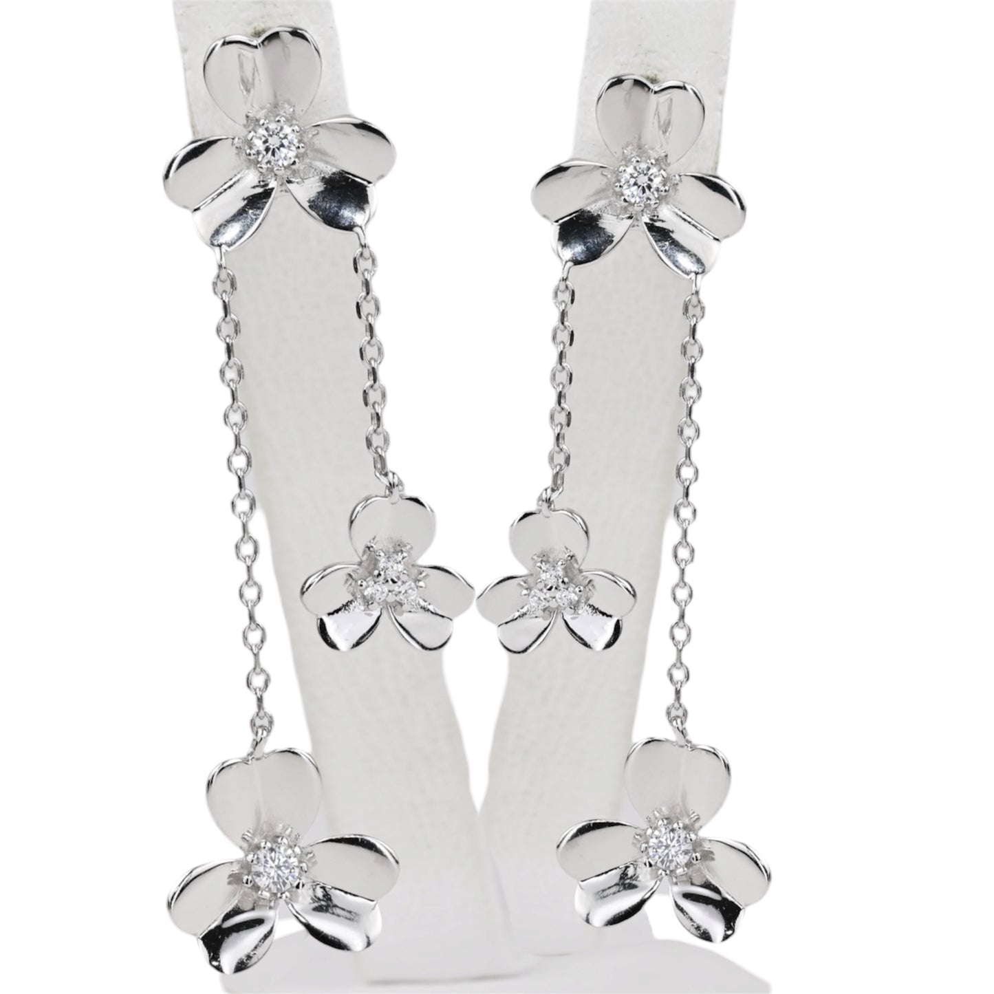 Silver Set Flowers