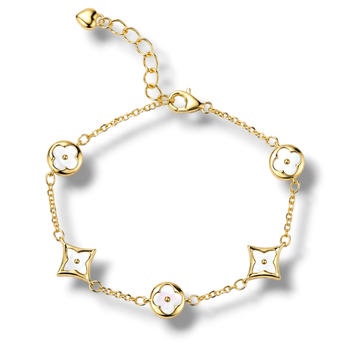 Silver Bracelet Yellow Gold Plated
