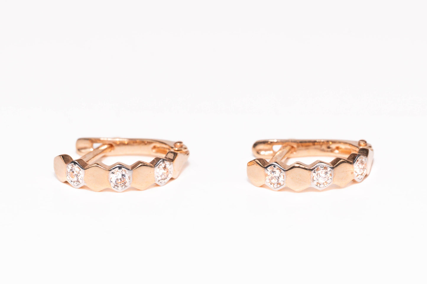 Kids Earrings Rose Gold 585(14K)