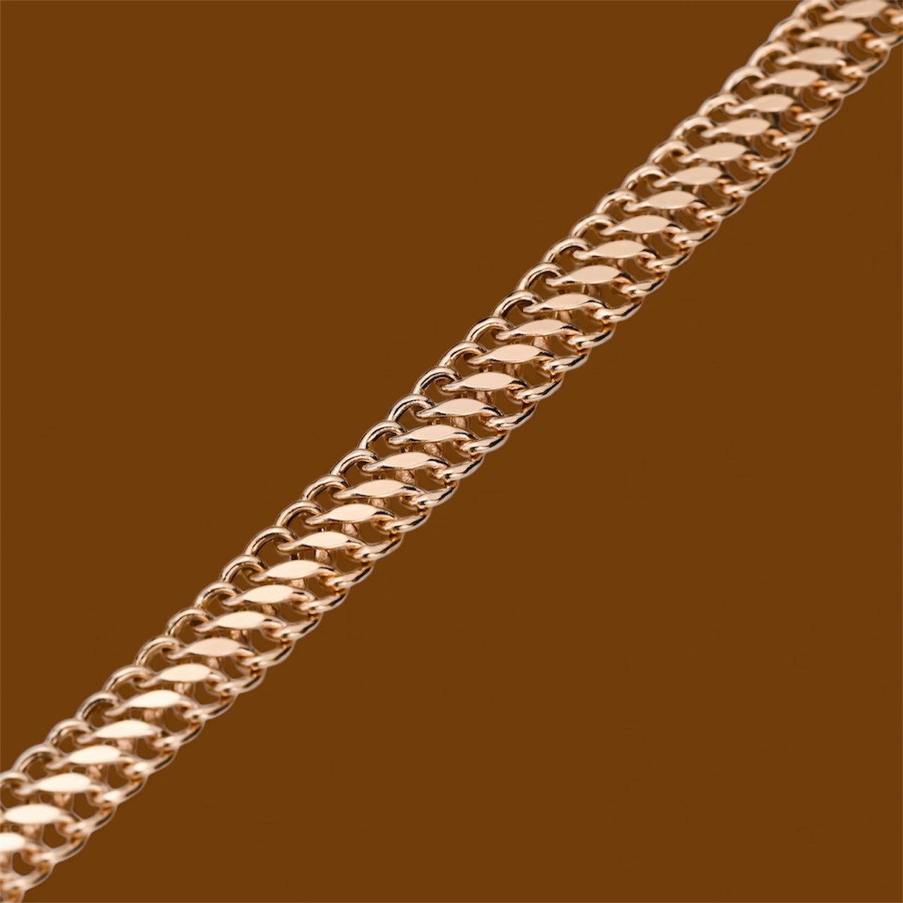 Rose Gold Bracelet 18cm