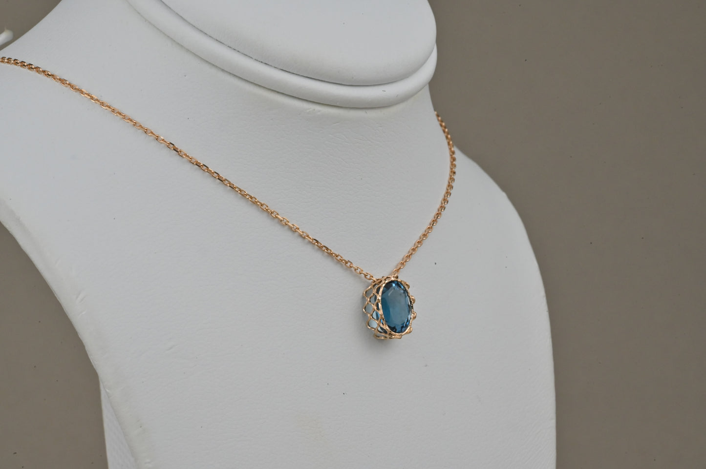London Topaz Necklace