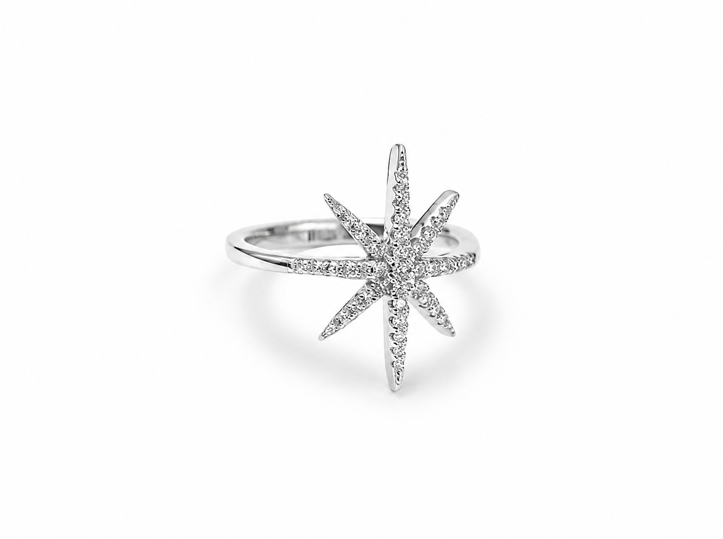 Silver Set Stars ( Stud Earrings & Ring)