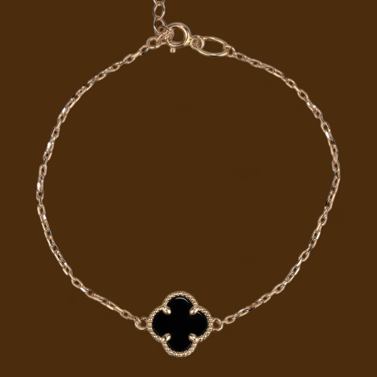 Bracelet Clover Black Onyx