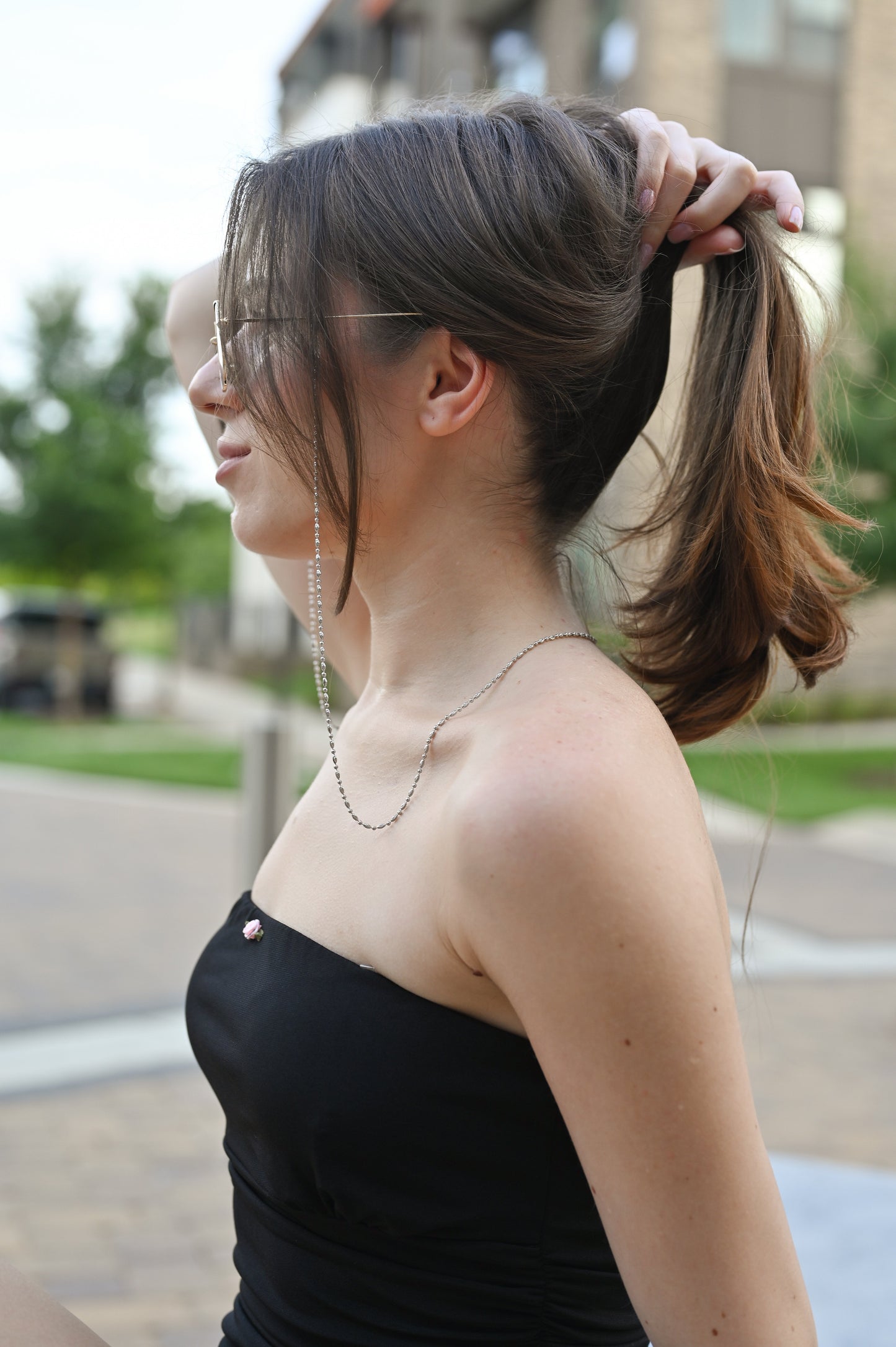 Silver Chain for Sunglasses