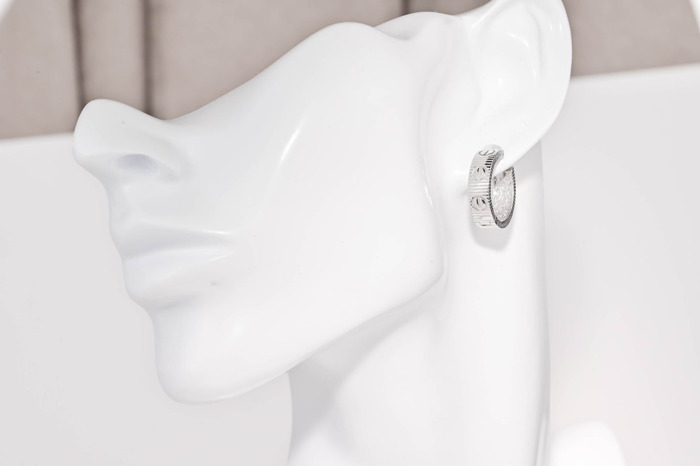 Silver Earrings Hoops