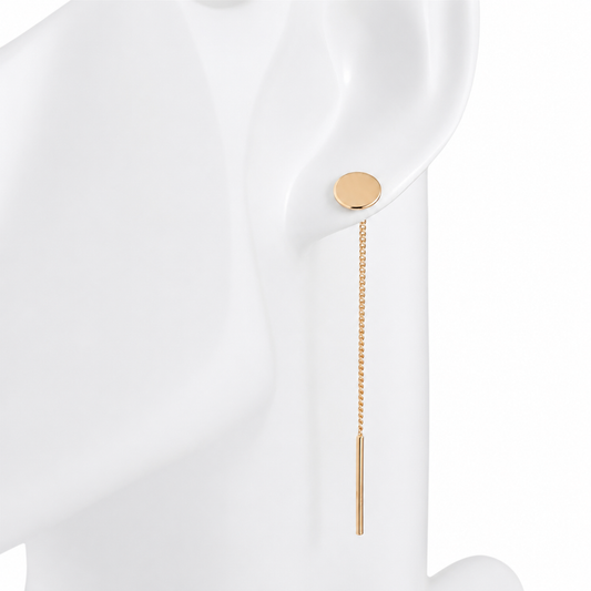 Thread Gold Earrings