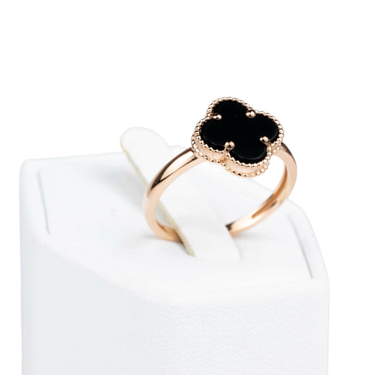 Rose Gold Onyx Ring