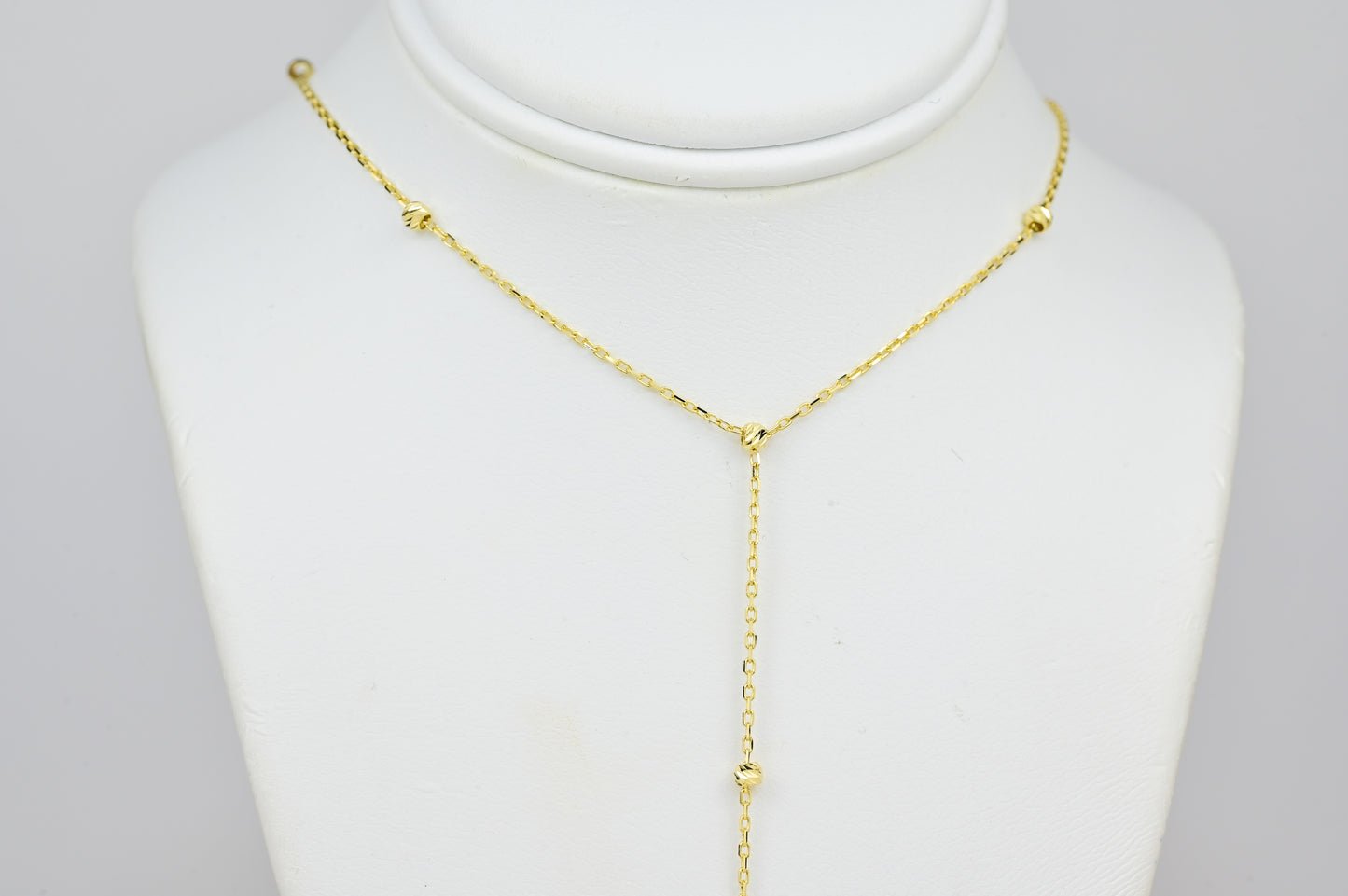 Yellow Gold Tie Necklace