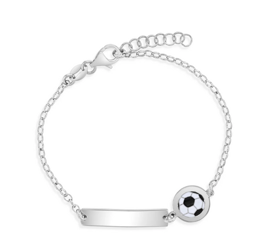 Kids Silver Bracelet Ball