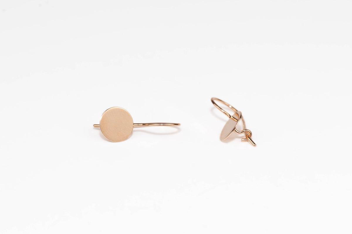 Rose Gold Earrings Minimalist