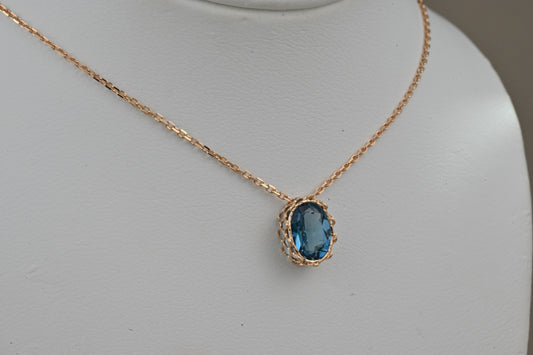 London Topaz Necklace