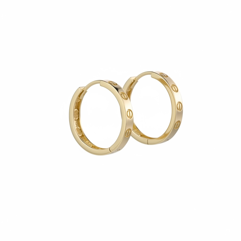 Hoops Earrings Yellow Gold
