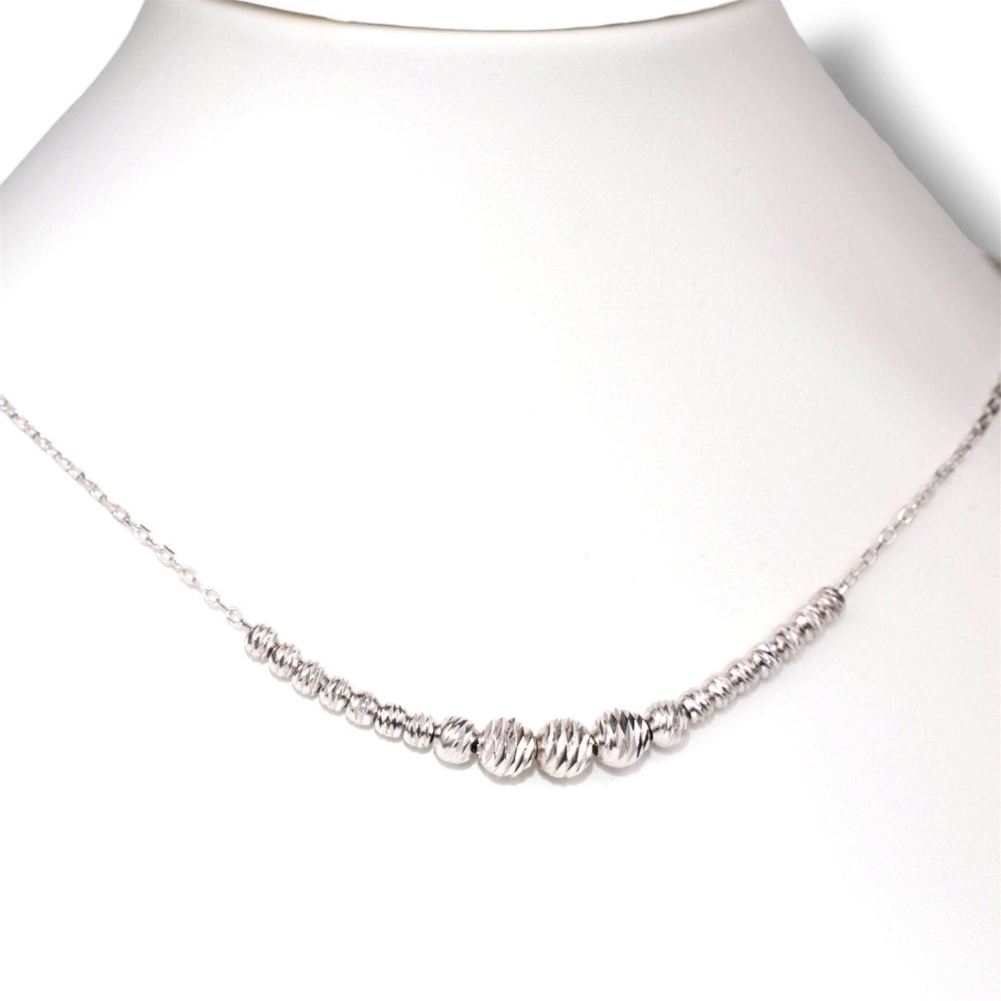 Silver Ball Necklace