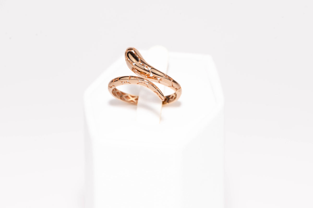 Rose Gold Ring Snake