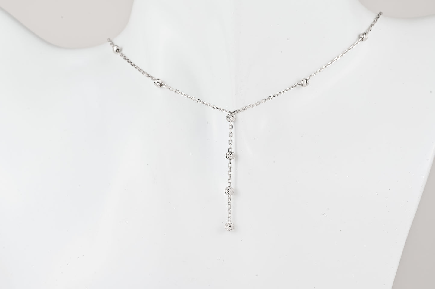 Necklace Tie White Gold