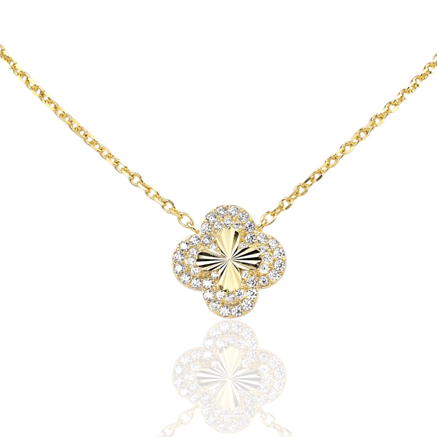 Silver 925 Gold Plated Necklace