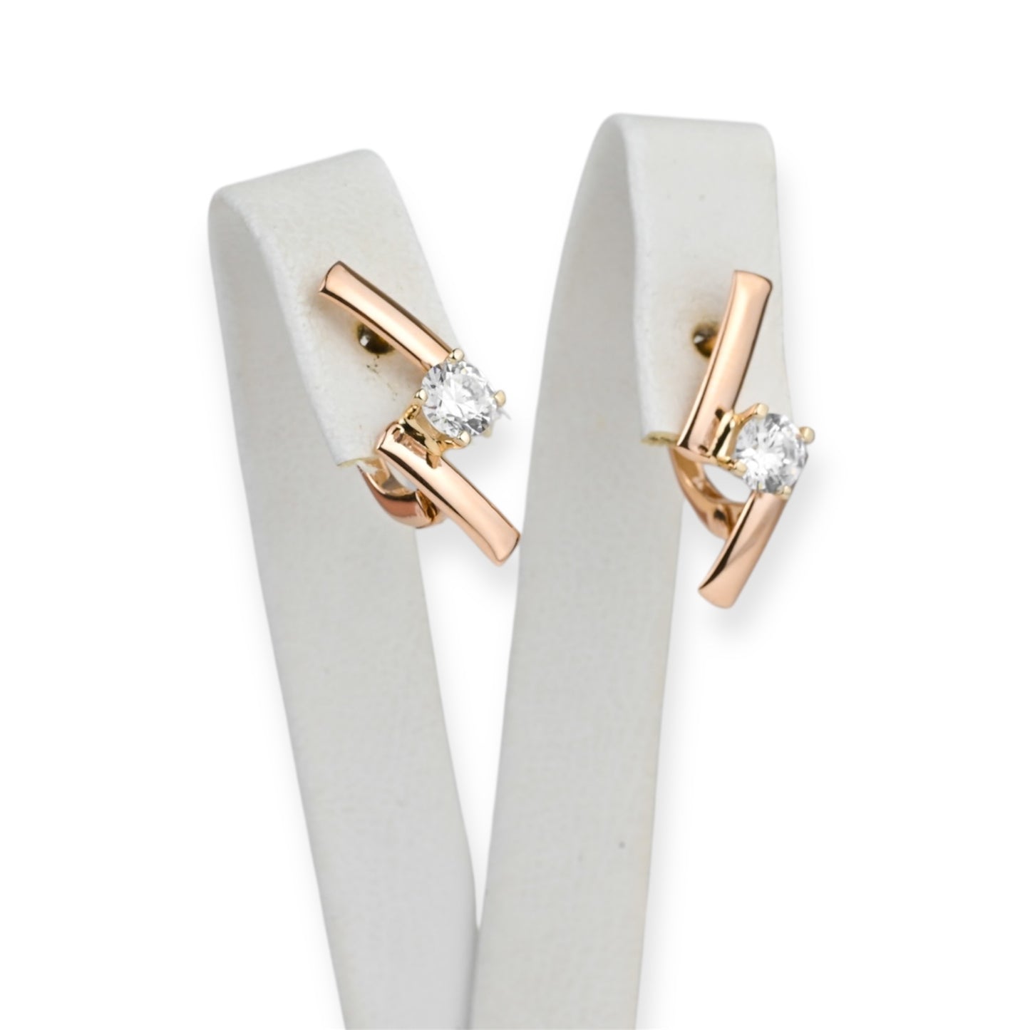 Earrings Lightning with Zirconia stones