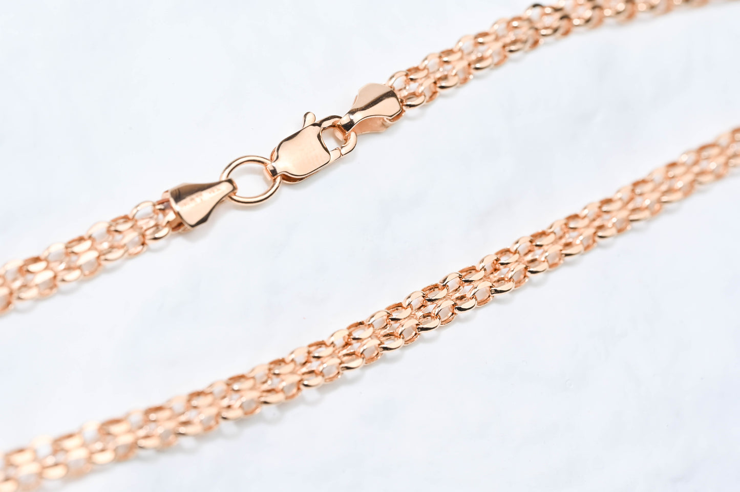 Rose Gold 585 Chain for Men