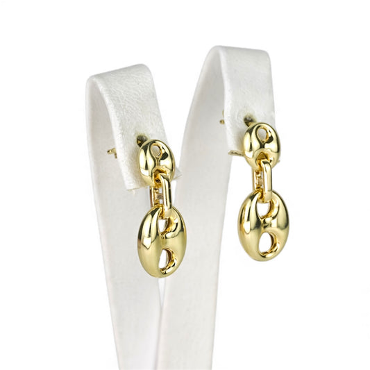 Stud Earrings Yellow Gold