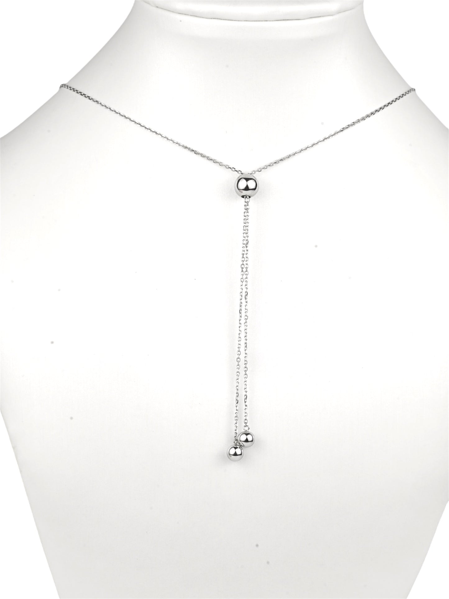 Necklace Tie White Gold